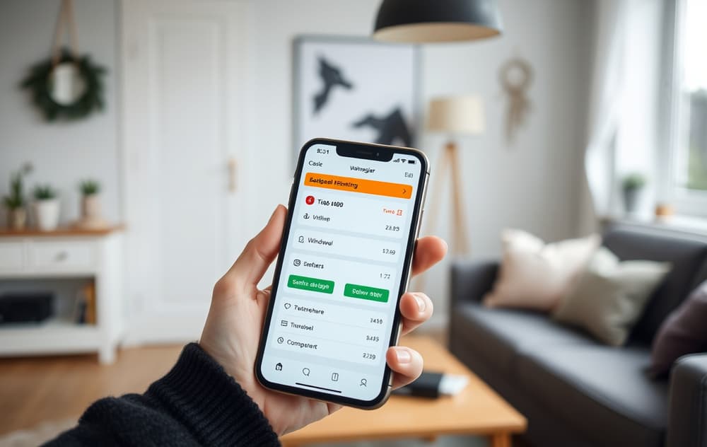Norsk spiller tar ut penger via bankoverføring på mobilen