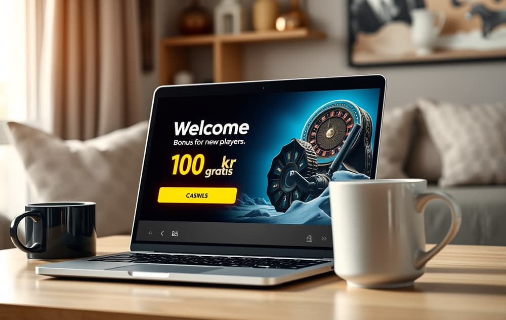 Online casino med gratis bonus på 100 kr uten innskudd